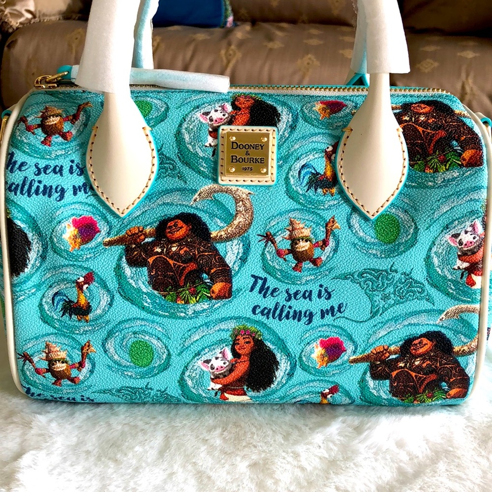 Disney Dooney & Bourke Moana Princess Satchel Bag - Picture 10 of 14
